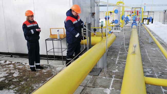 Газораспределительная станция на Украине