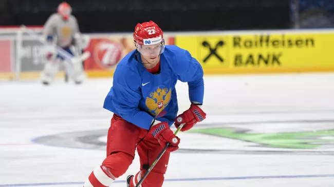 Игрок сборной России Никита Зайцев