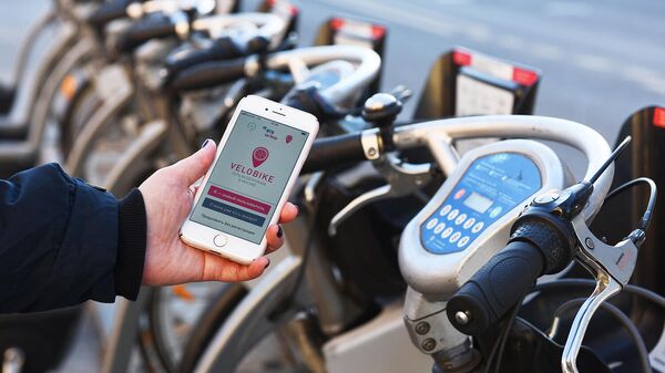 Использование мобильного приложения для поиска и оплаты велопарковки общественного проката Велобайк
