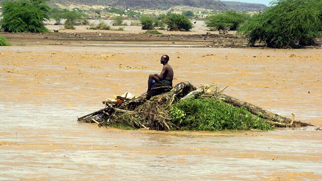 Последствия наводнения в Джибути