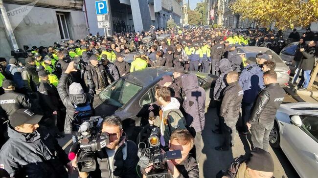 Акция протеста в Тбилиси. 29 ноября 2019