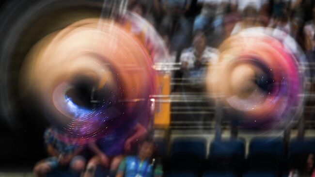 II Европейские игры. Прыжки на батуте. Второй день