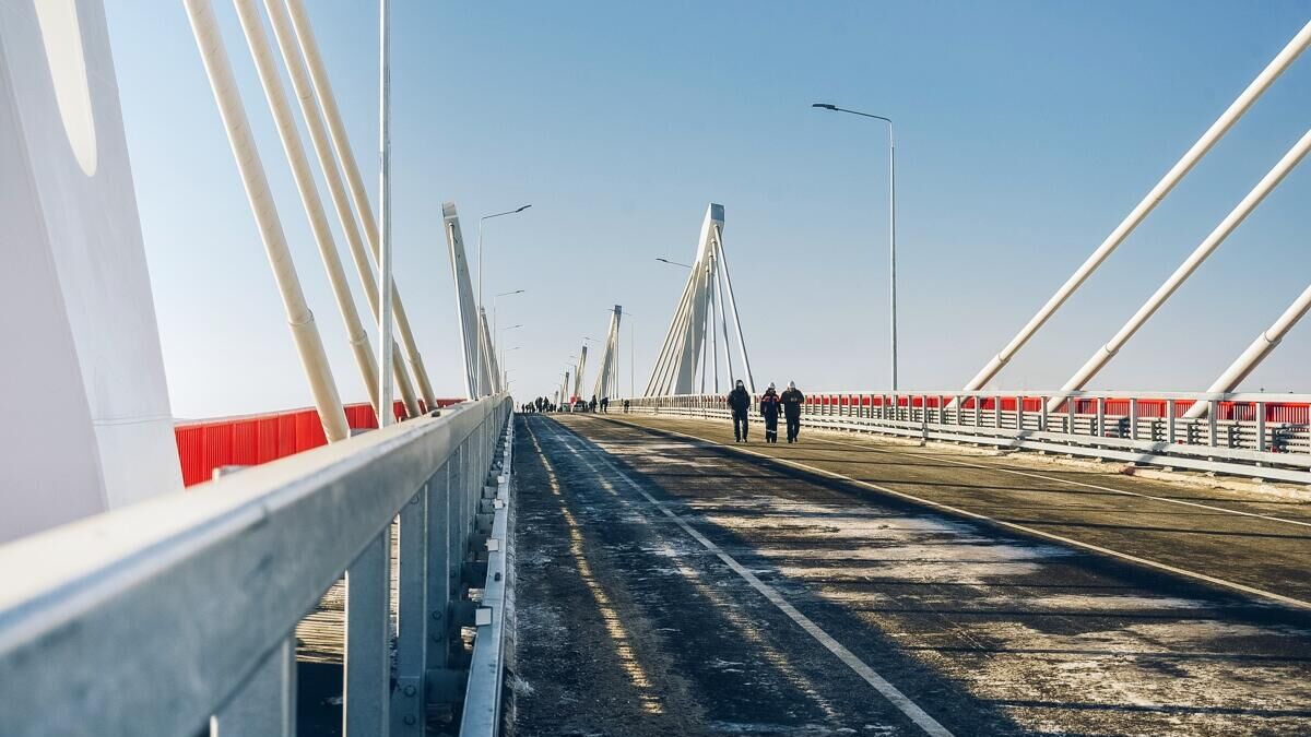 Новый мост через Амур из России в Китай в Благовещенске - РИА Новости, 1920, 03.05.2021