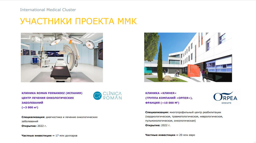 Медицинский кластер в Сколково