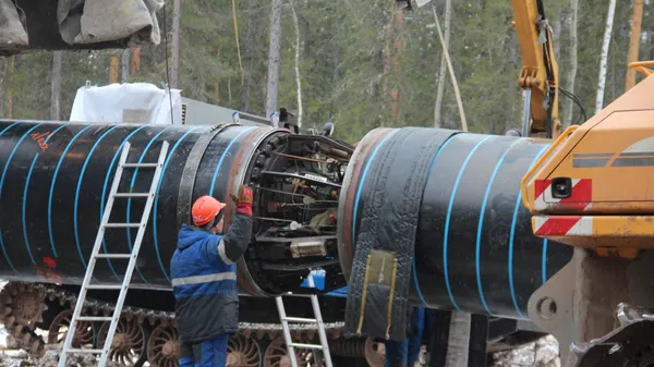 Строительство газопровода Сила Сибири