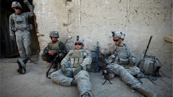 Военнослужащие США и Афганистана в провинции Кандагар в Афганистане