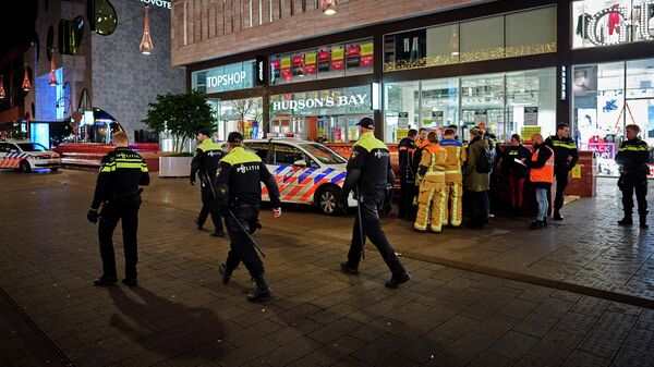 Нападение с ножом в центре на торговой улице в центре Гааги. 29 ноября 2019