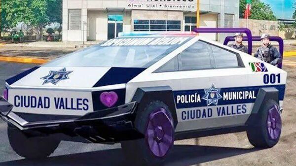 Tesla Cybertruck полиции мексиканского города Вальес