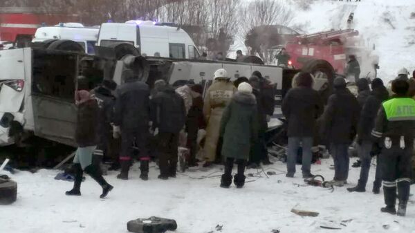 ДТП в Забайкальском крае, где автобус упал с моста