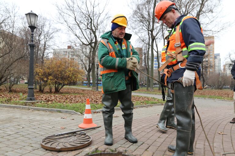 Плановое обследование водосточных сетей Москвы