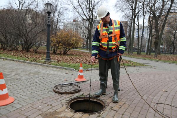 Плановое обследование водосточных сетей Москвы