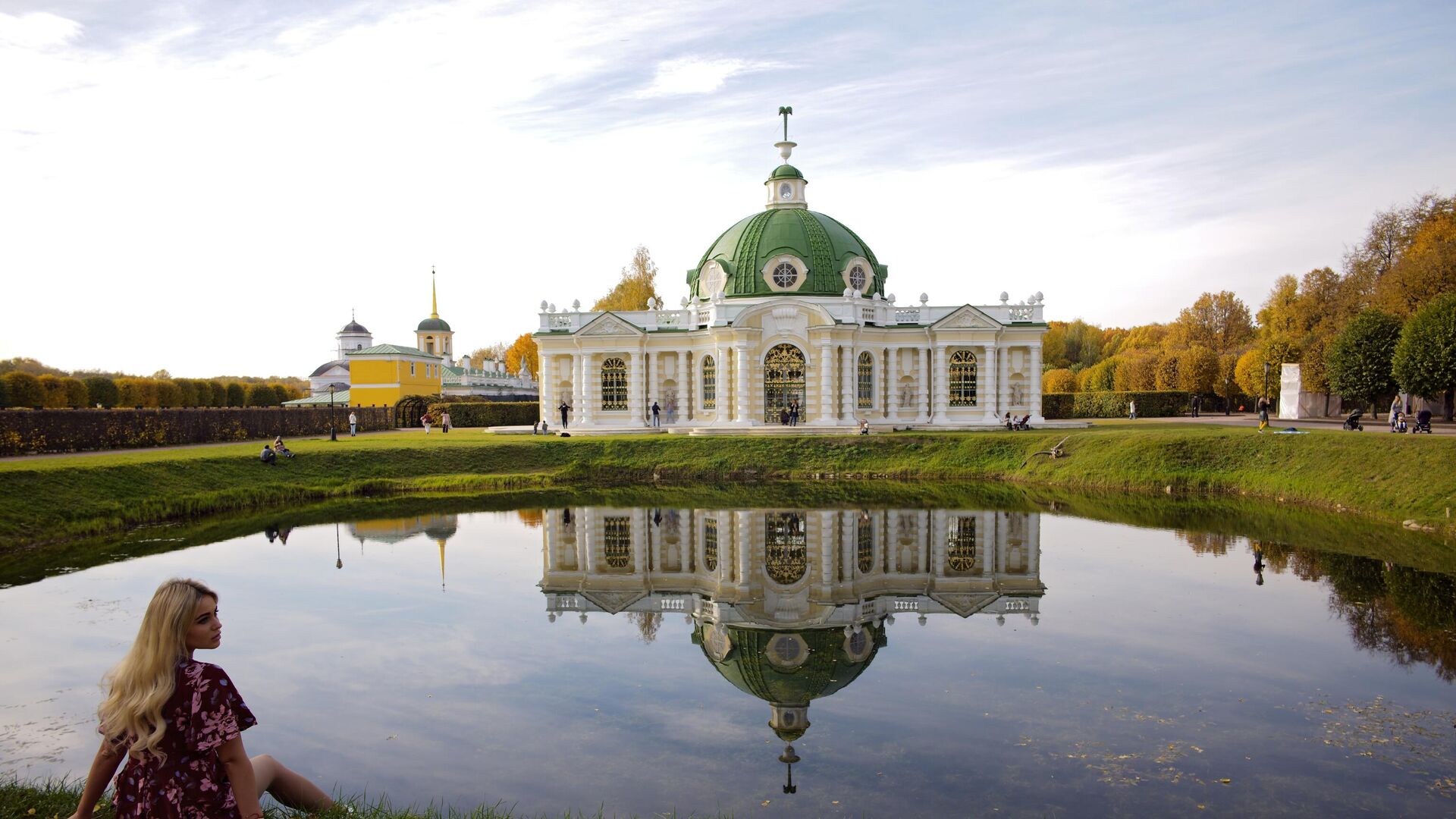 Золотая осень в Кусково - РИА Новости, 1920, 03.12.2019