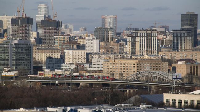 Вид на Москву с Воробьевых гор