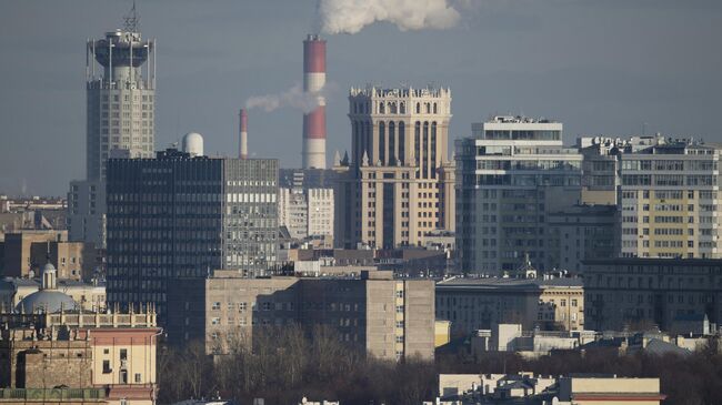 Вид на Москву с Воробьевых гор