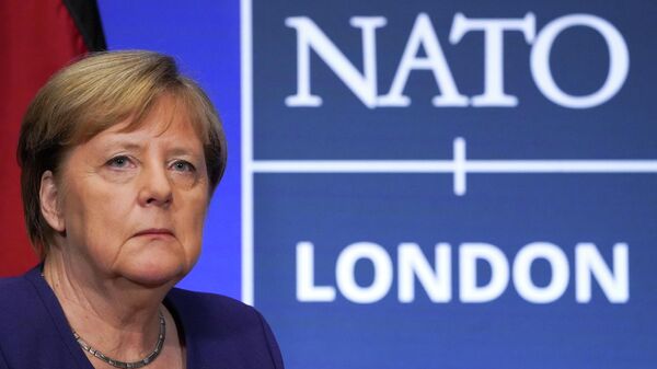 Канцлер Германии Ангела Меркель на самите НАТО в Великобритании