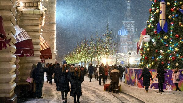 Новогоднее оформление Москвы
