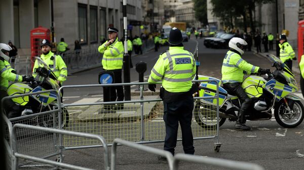 Полицейские во время саммита НАТО в Лондоне