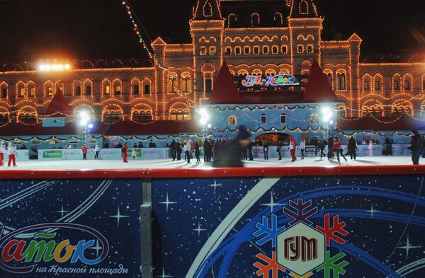 Зимний каток на Красной площади откроет свой четвертый сезон