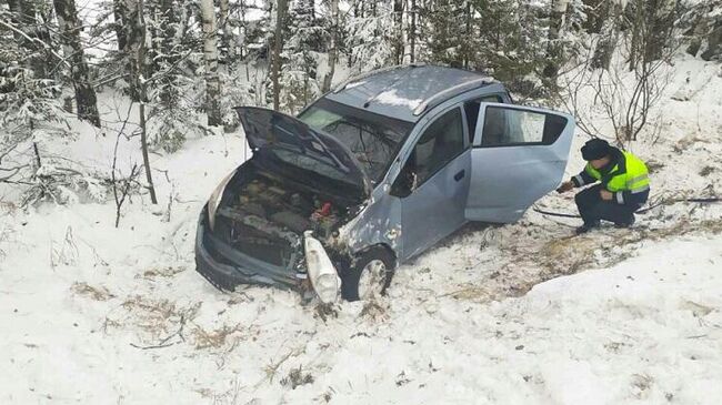 ДТП на трассе в Республике Марий Эл. 5 декабря 2019