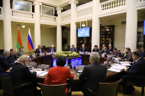 Заседание Совета Парламентского Собрания России и Беларуси состоялось 20 ноября 2019 года в Таврическом дворце г. Санкт-Петербурга.