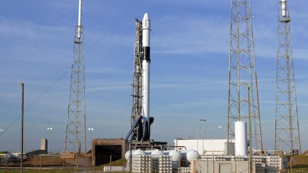 Ракета Falcon 9 на военно-воздушной станции мыса Канаверал