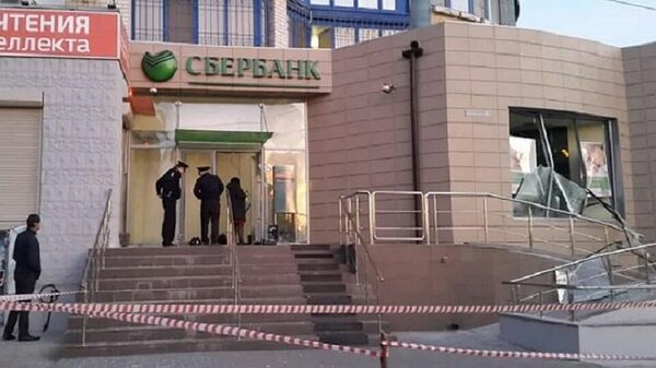 На месте взрыва банкоматов Сбербанка в Волгограде 