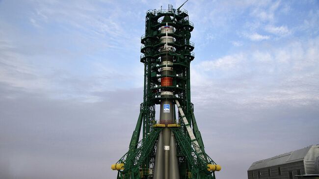 Ракета-носитель Союз-2.1а с грузовым кораблем Прогресс МС-13