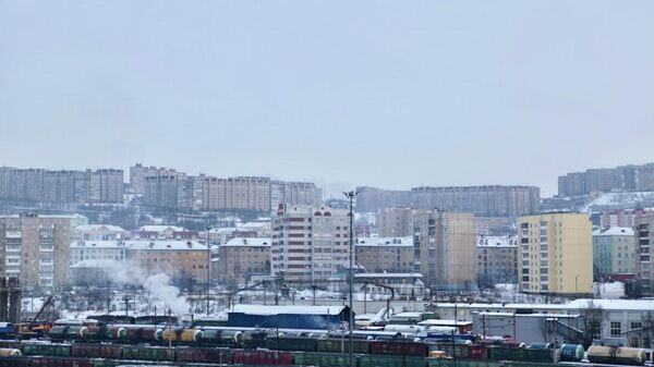 Вид на Мурманск со стороны 