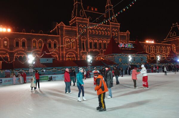 Открытие Большого зимнего катка на Красной площади
