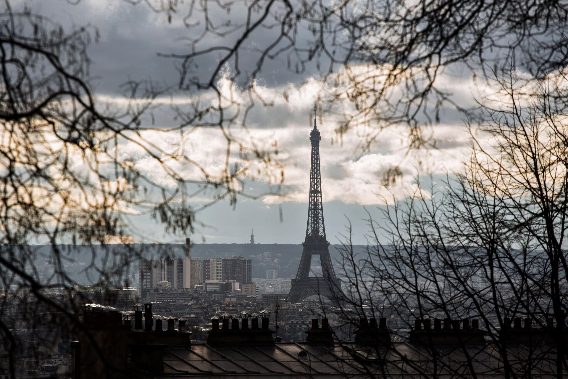 Эйфелева башня в Париже - РИА Новости, 1920, 03.02.2022