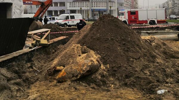 Немецкую авиабомбу времен войны весом 250 кг нашли на стройплощадке в Белгороде 