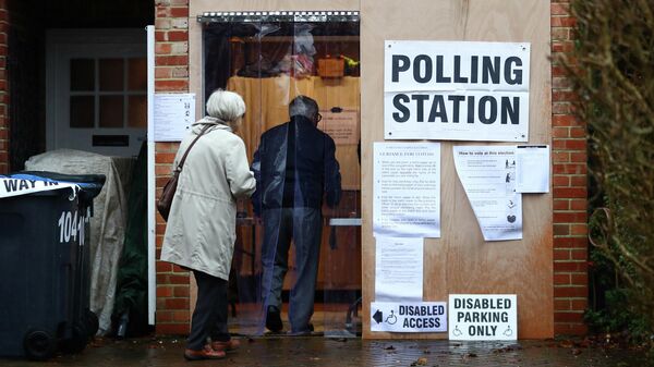 Избирательный участок в Лондоне 