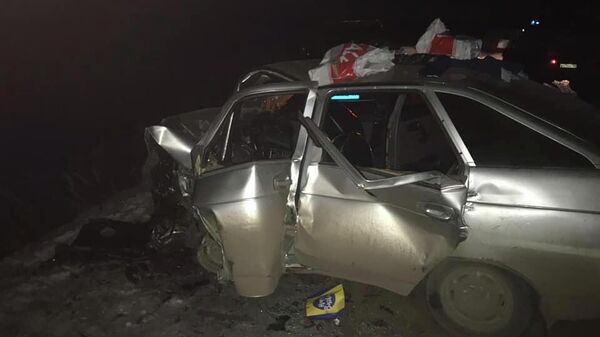 Cтолкновение двух автомобилей в Башкирии