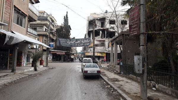Город Дума в окрестностях Дамаска