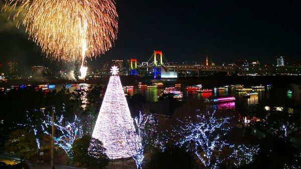 Рождественская иллюминация в Токио, Япония