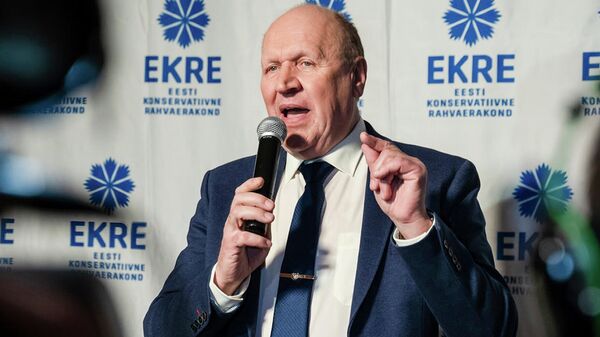 Глава МВД Эстонии, председатель Консервативной народной партии Март Хельме