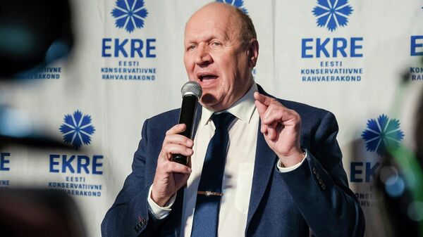 Глава МВД Эстонии, председатель Консервативной народной партии Март Хельме