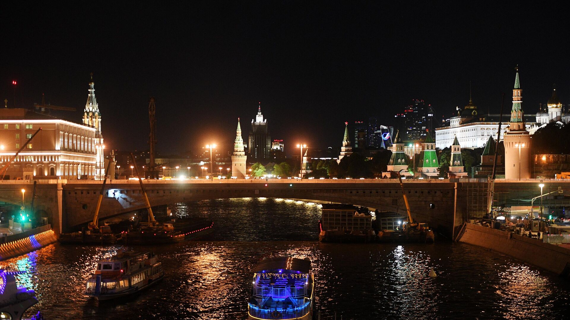 Вид на Москворецкий мост в Москве - РИА Новости, 1920, 17.12.2019