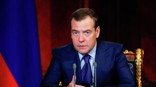 Бывший премьер-министр РФ Д. Медведев