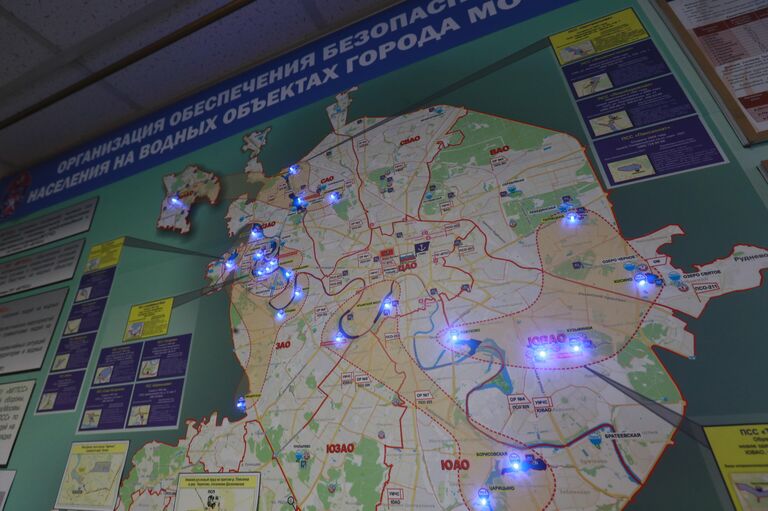 Карта спасательных станций