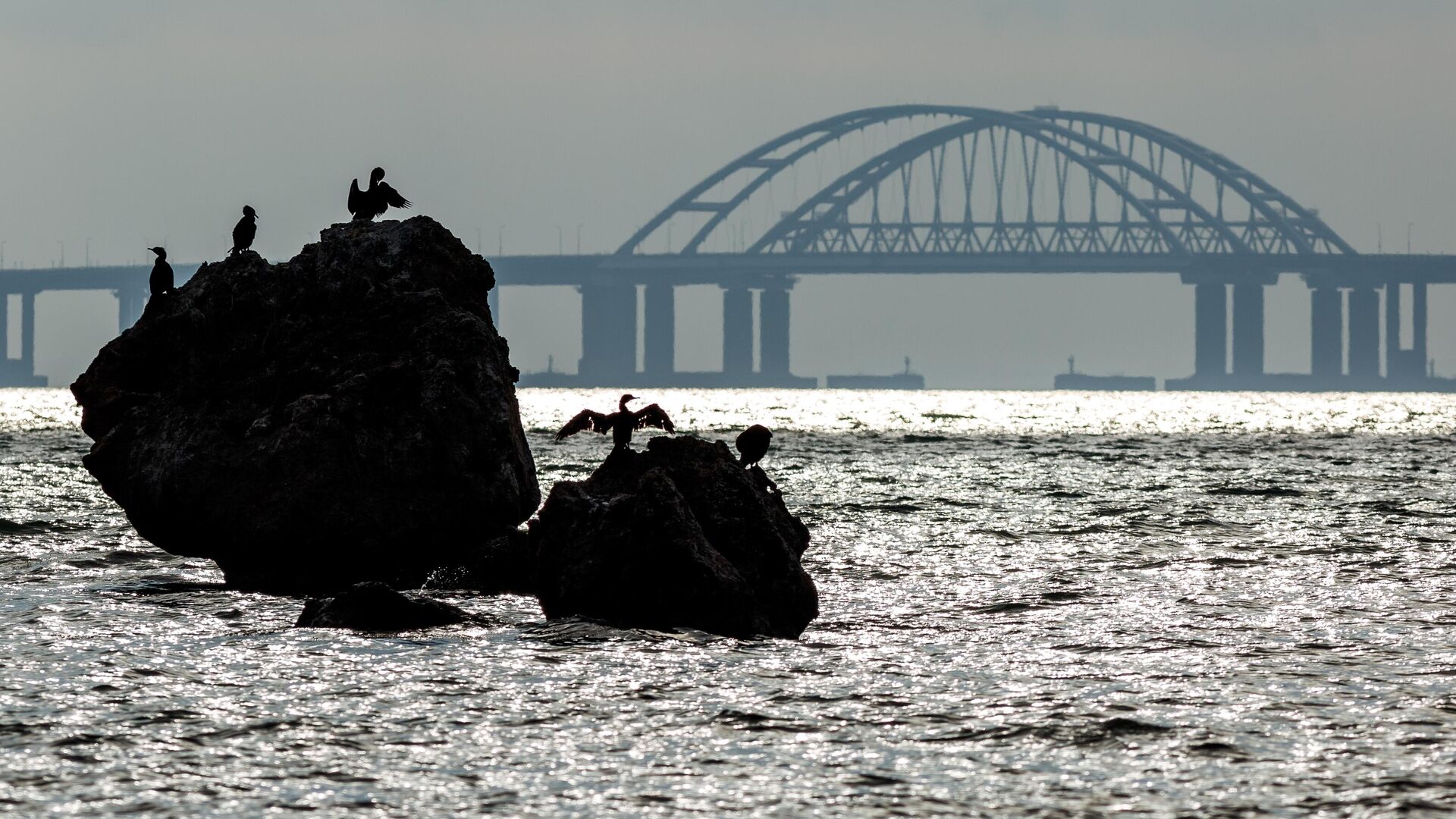 Крымский мост через Керченский пролив - РИА Новости, 1920, 17.08.2022