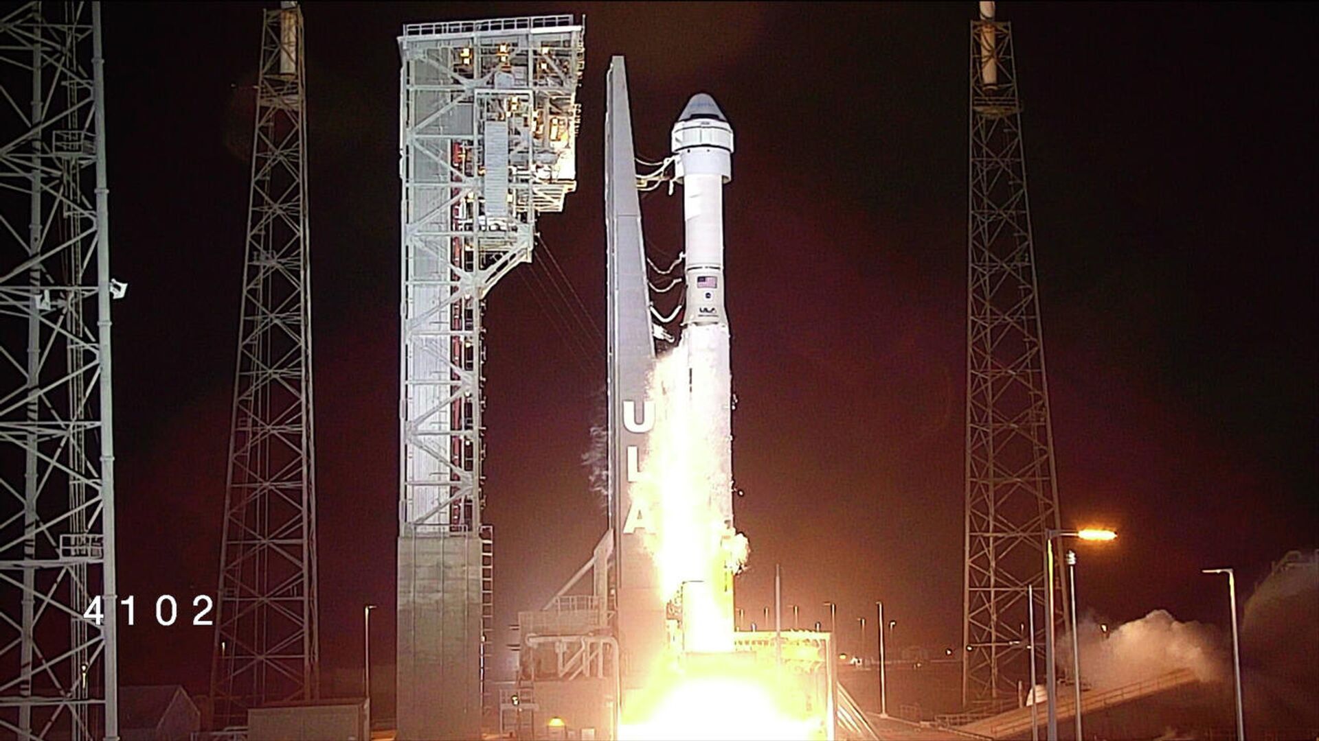 Новейший корабль Starliner на ракете-носителе Atlas V во время старта c мыса Канаверал во Флориде, США. 20 декабря 2019 - РИА Новости, 1920, 17.05.2020