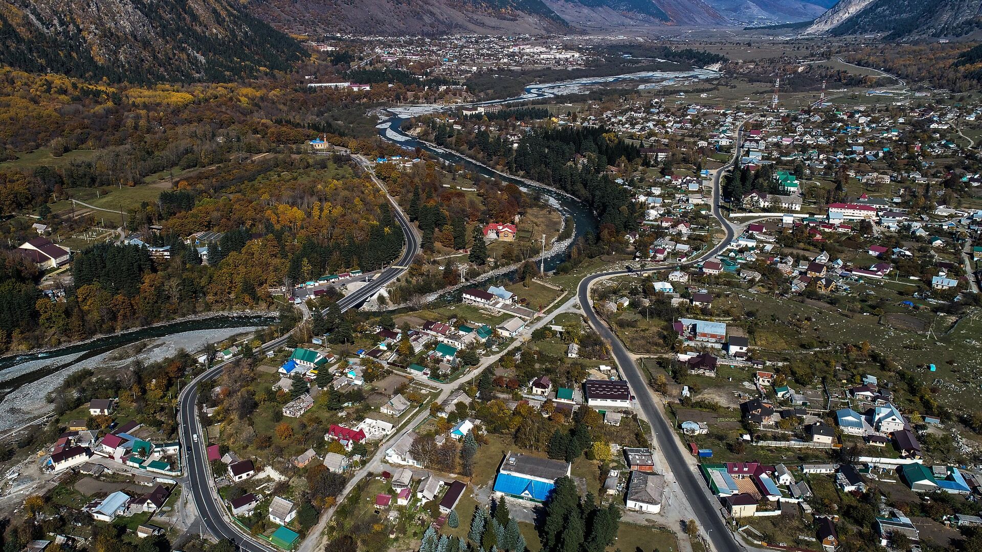 Поселок Теберда в Карачаево-Черкесской Республике - РИА Новости, 1920, 22.11.2021