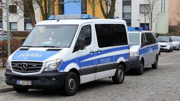 Автомобили полиции Германии. Архивное фото