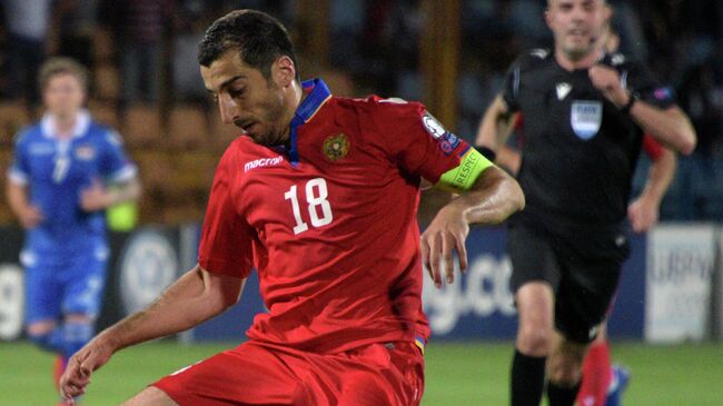 Полузащитник сборной Армении Генрих Мхитарян