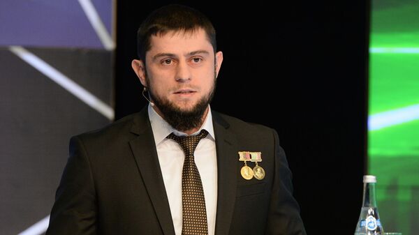 Министр Чечни по национальной политике, внешним связям, печати и информации Ахмед Дудаев