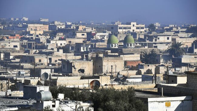 Город Джарджаназ в сирийской провинции Идлиб