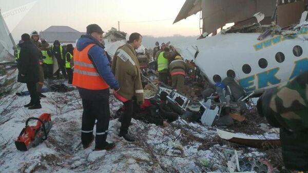 Крушение пассажирского самолета в Алма-Ате