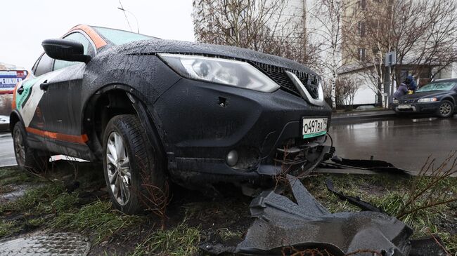 Автомобиль сервиса московского каршеринга