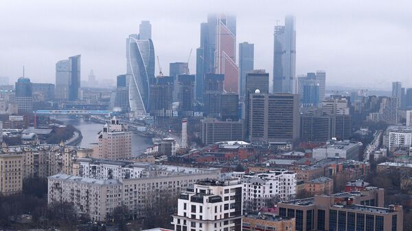 Небоскребы Московского международного делового центра Москва-Сити